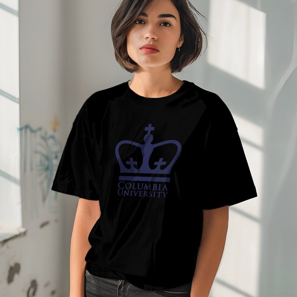 Sweat oversize coton bio Femme Columbia avec un design de Columbia Crown bleu navy