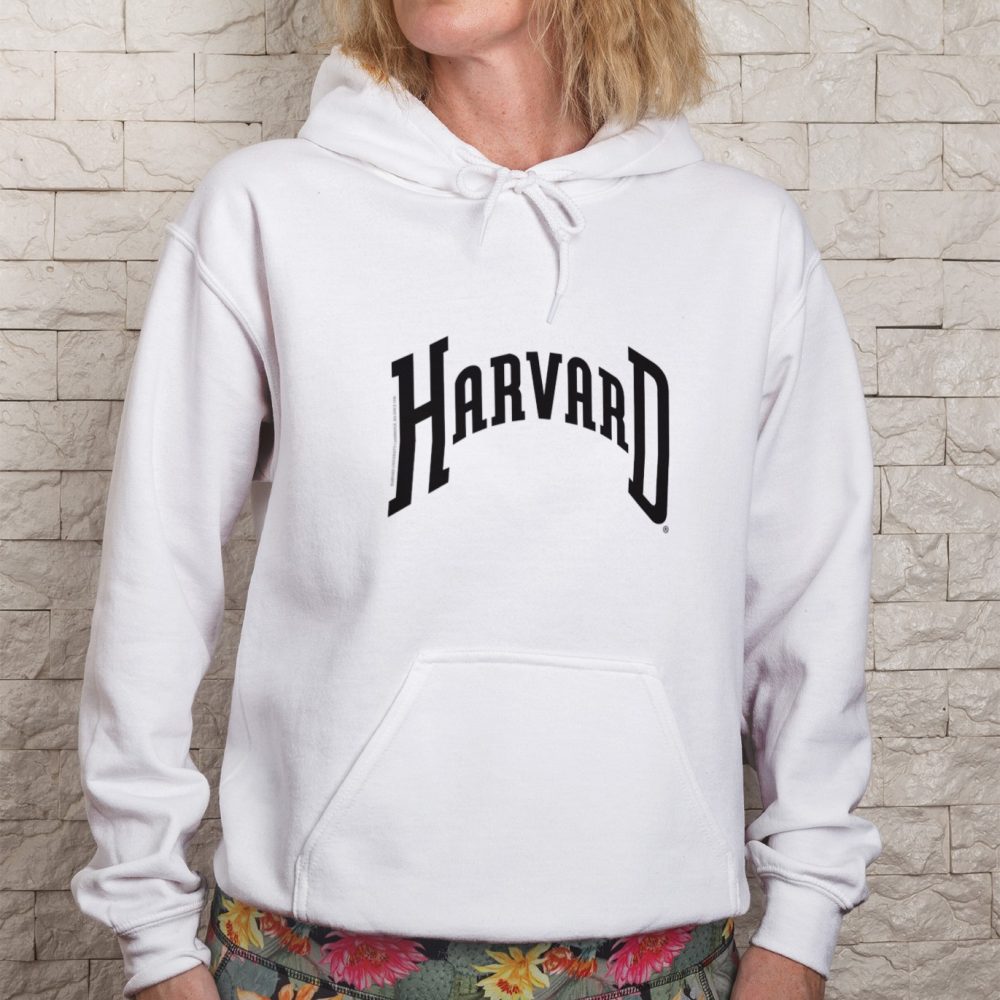 Sweat à capuche Femme Harvard avec un design de Harvard Arc noir