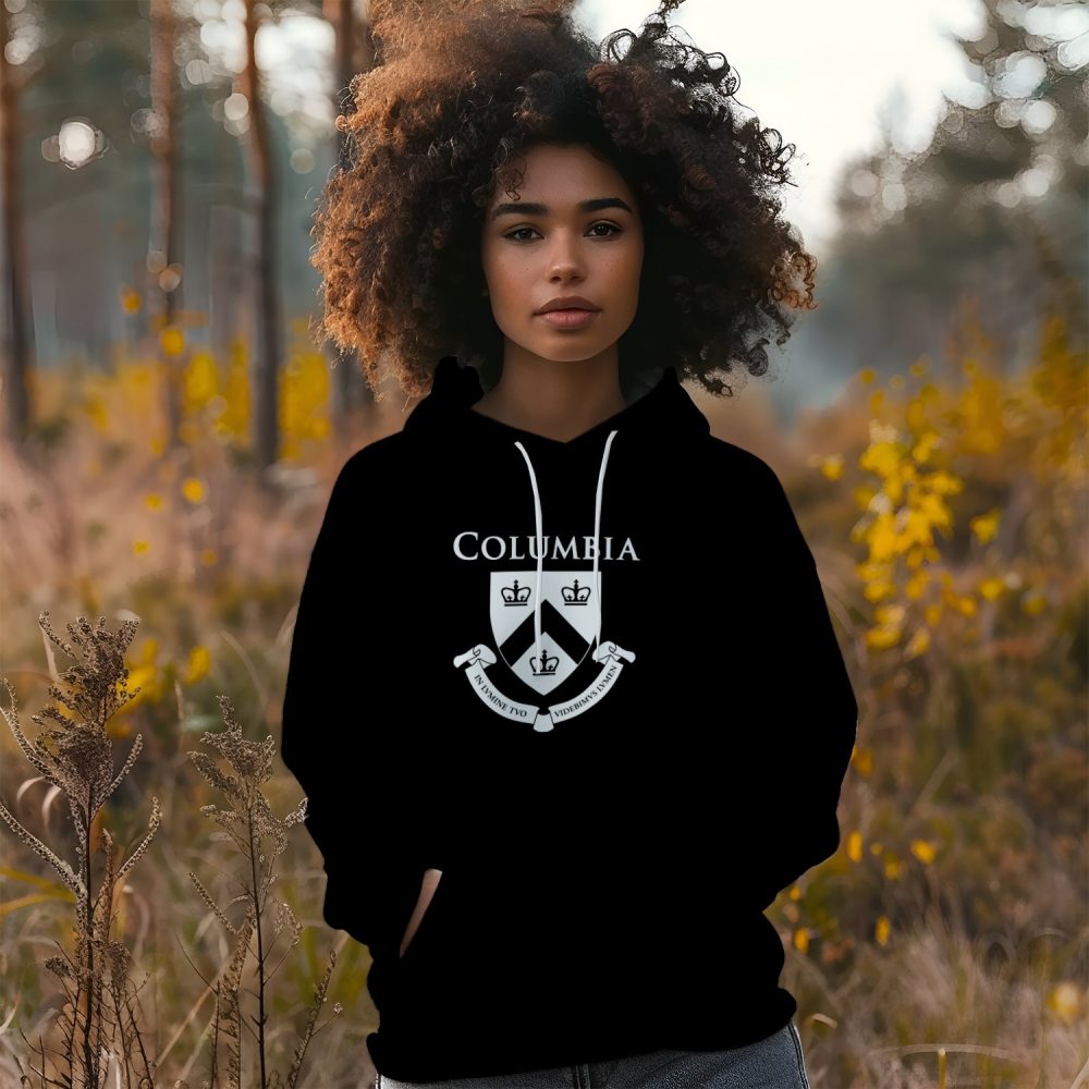 Sweat à capuche Femme Columbia avec un design de Columbia Blason blanc