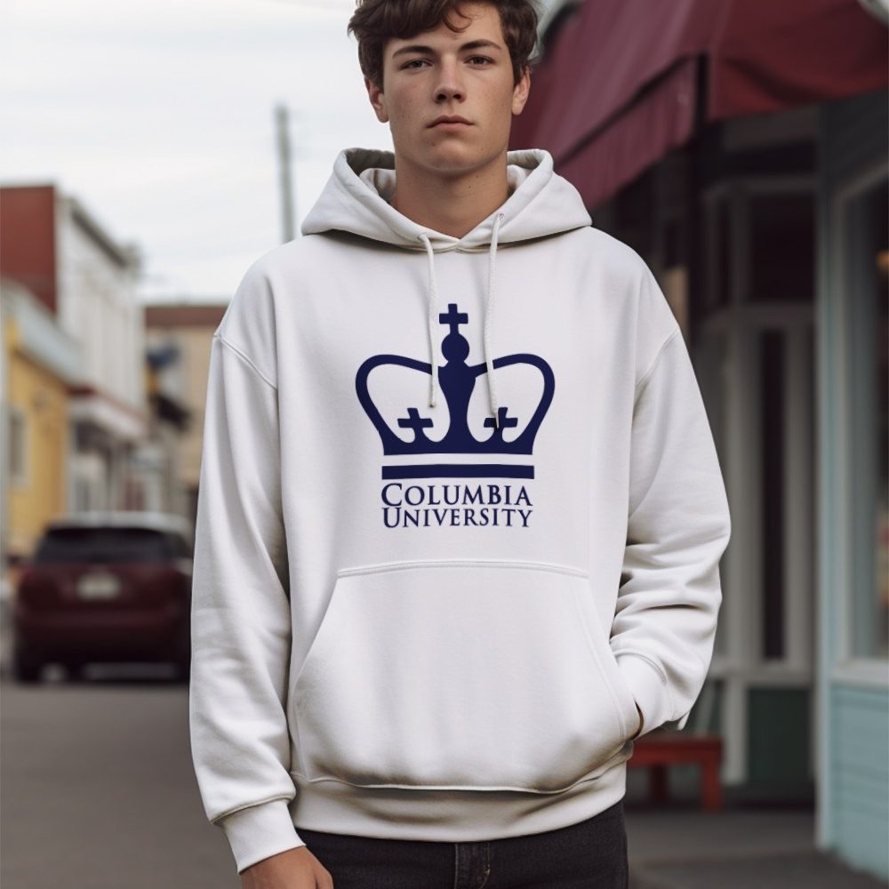 Sweat-shirt à capuche Homme Columbia avec un design de Columbia Crown bleu navy