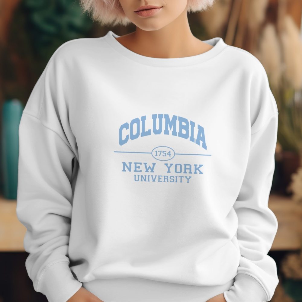 Sweat oversize coton bio Femme Columbia avec un design de Columbia 1754 bleu ciel