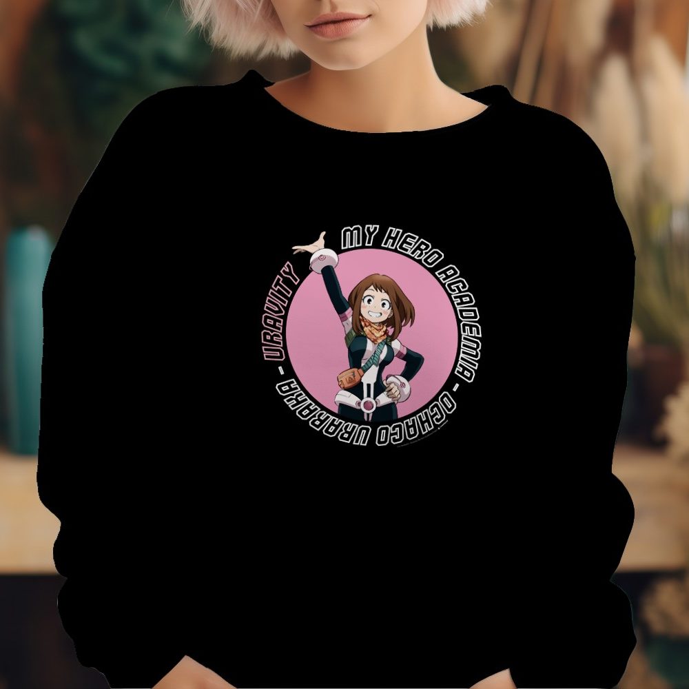Sweat oversize coton bio Femme My Hero Academia avec un design de My Hero Academia Circle Uravity