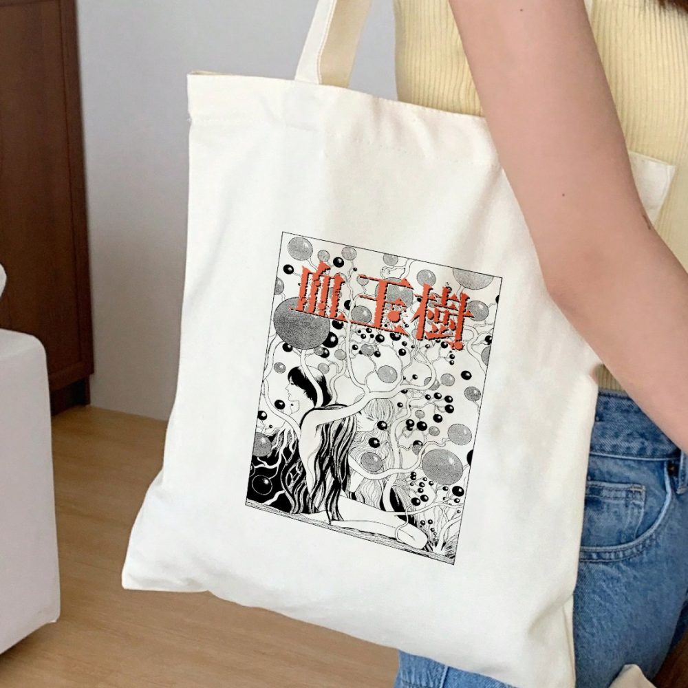 Tote bag coton bio Junji Ito Collection avec un design de Junji Ito Collection Bubbles