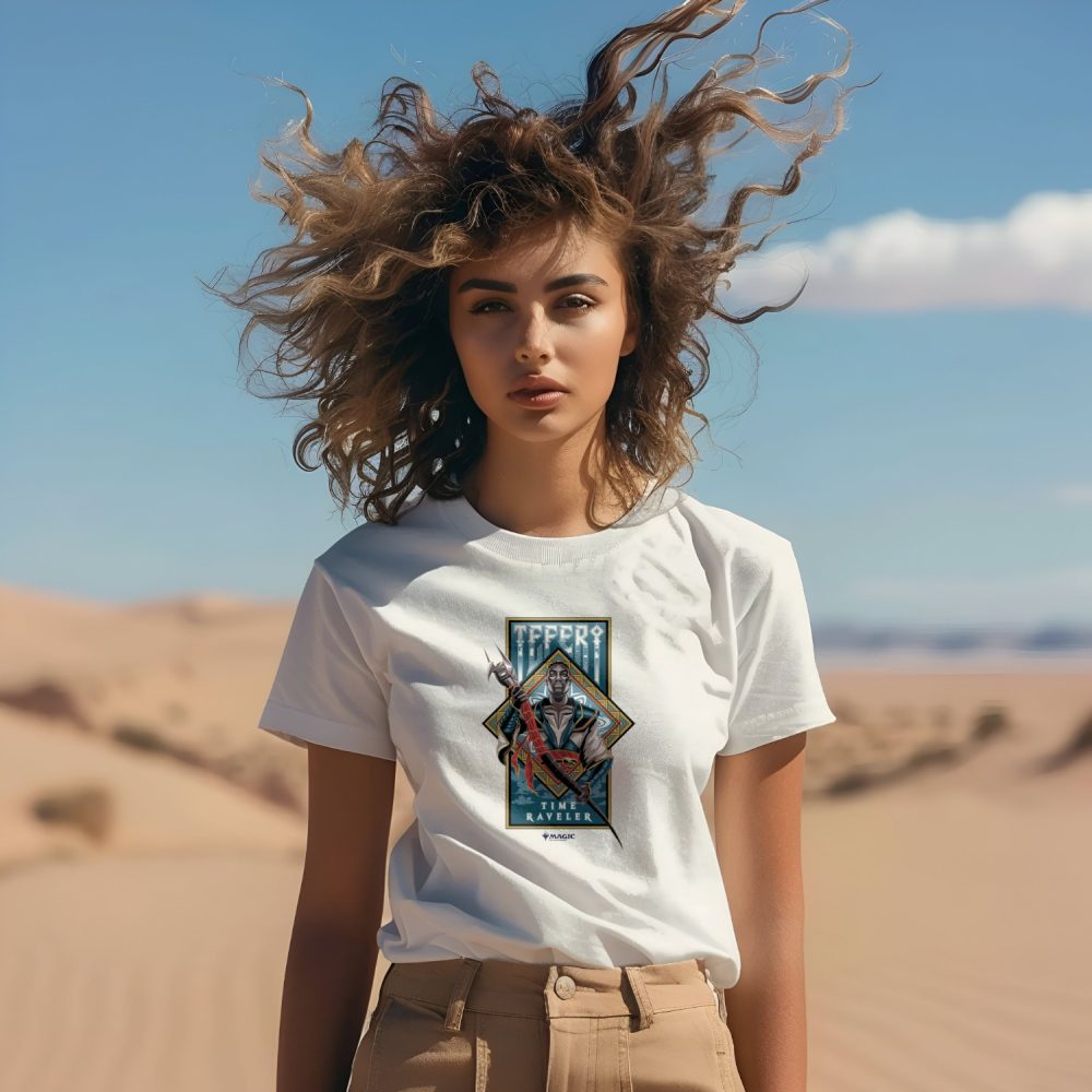 T-shirt Femme Magic The Gathering avec un design de MTG Teferi