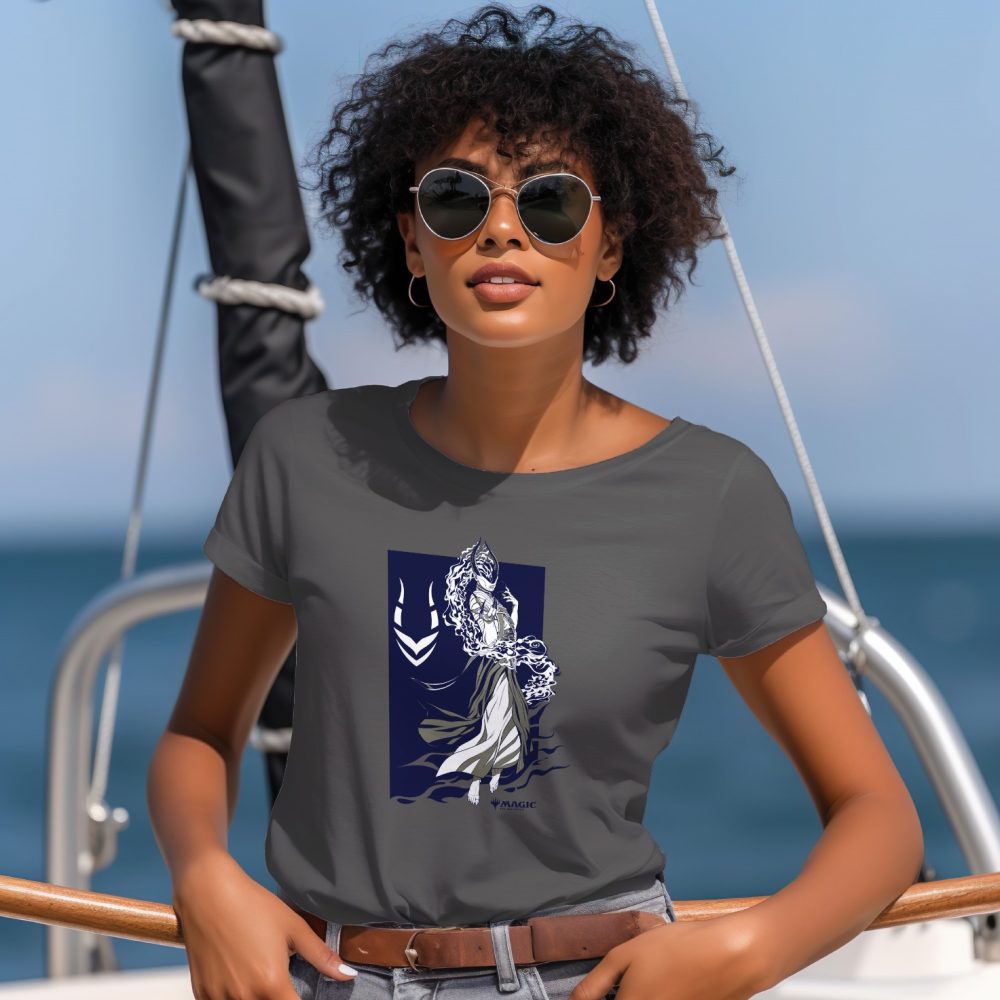 T-shirt Femme Magic The Gathering avec un design de MTG Blue Ashiok