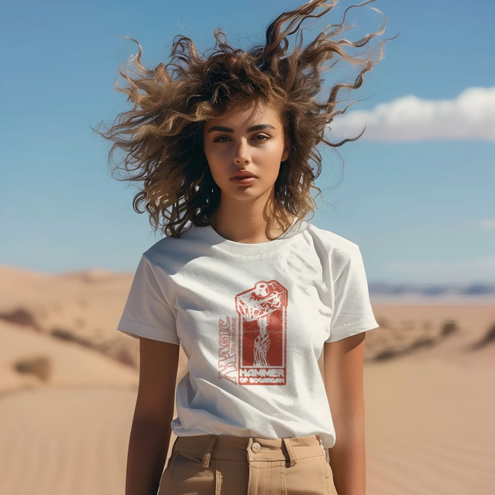 T-shirt Femme Magic The Gathering avec un design de MTG Hammer