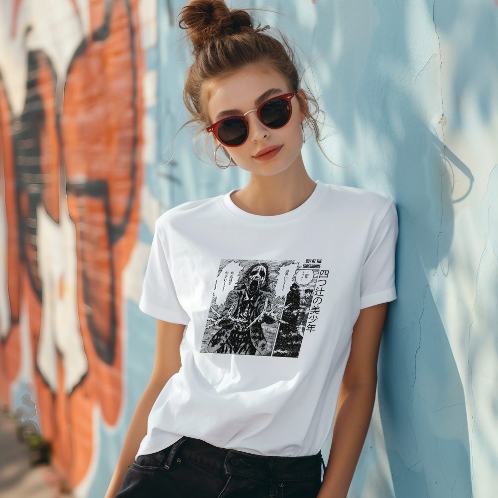 T-shirt Femme Junji Ito Collection avec un design de Junji Ito Collection Crossroads