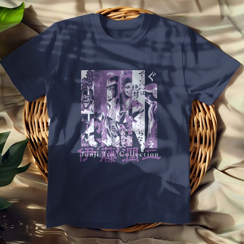 T-shirt Femme Junji Ito Collection avec un design de Junji Ito Collection Purple