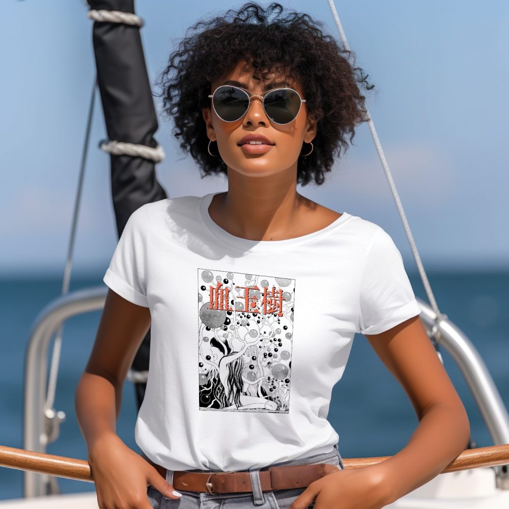 T-shirt Femme Junji Ito Collection avec un design de Junji Ito Collection Bubbles