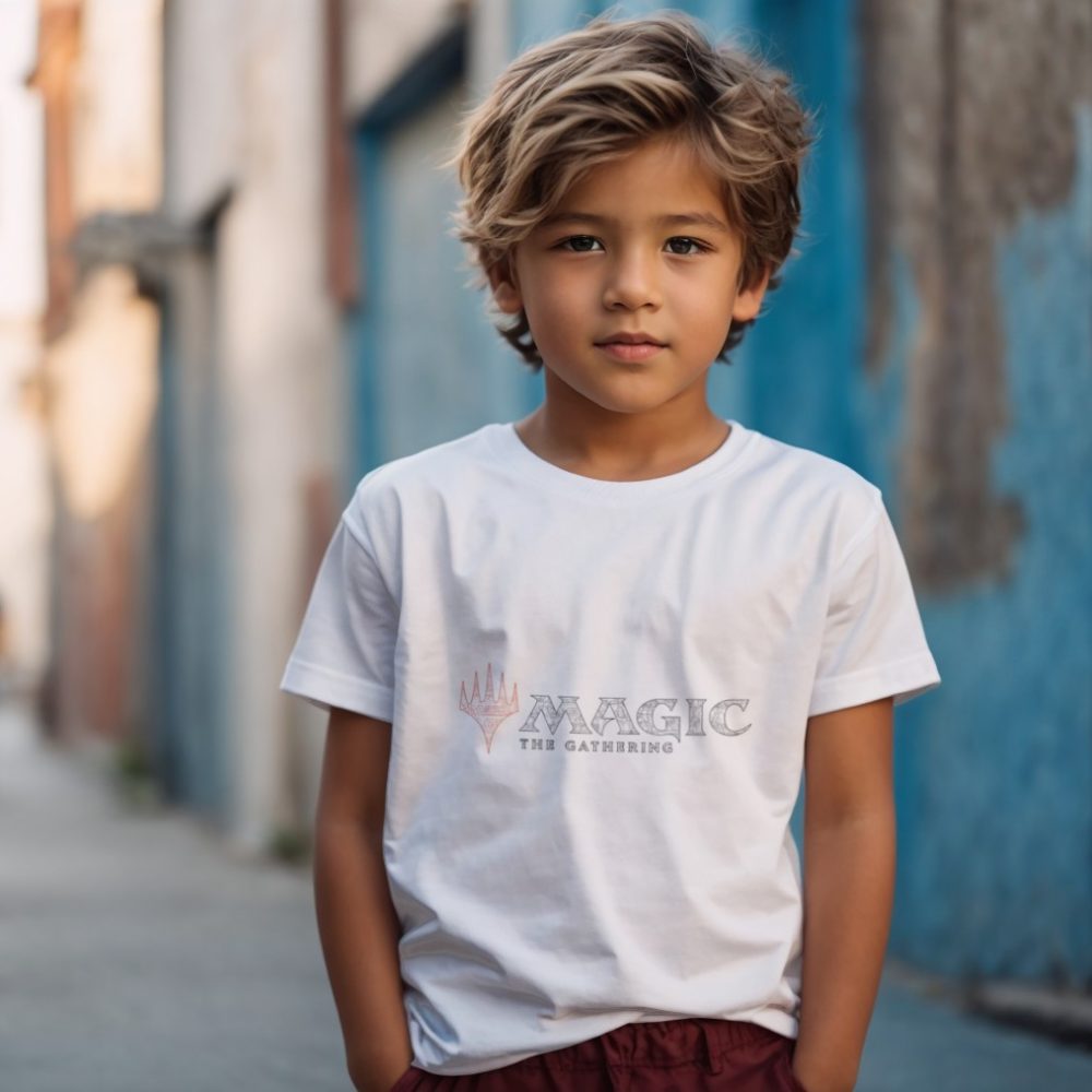 T-shirt Enfant Magic The Gathering avec un design de MTG Logo