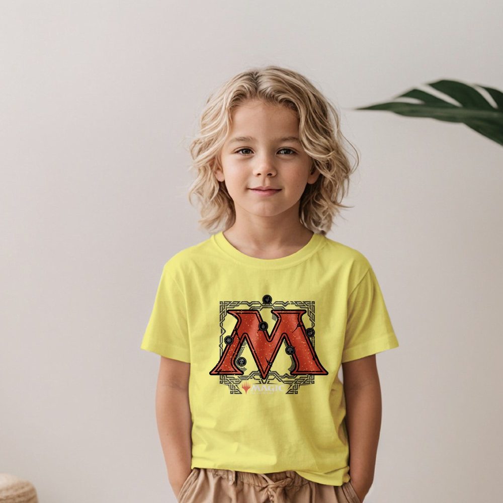 T-shirt Enfant Magic The Gathering avec un design de MTG The M