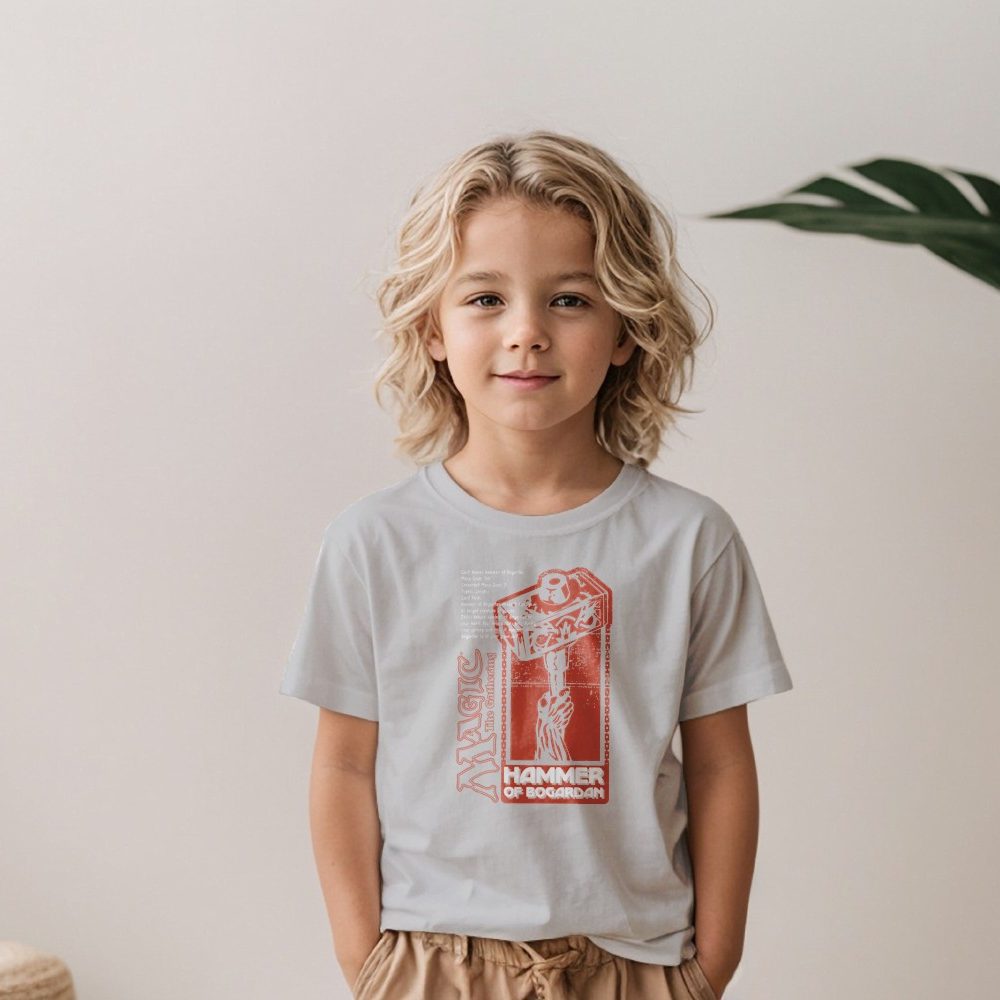 T-shirt Enfant Magic The Gathering avec un design de MTG Hammer