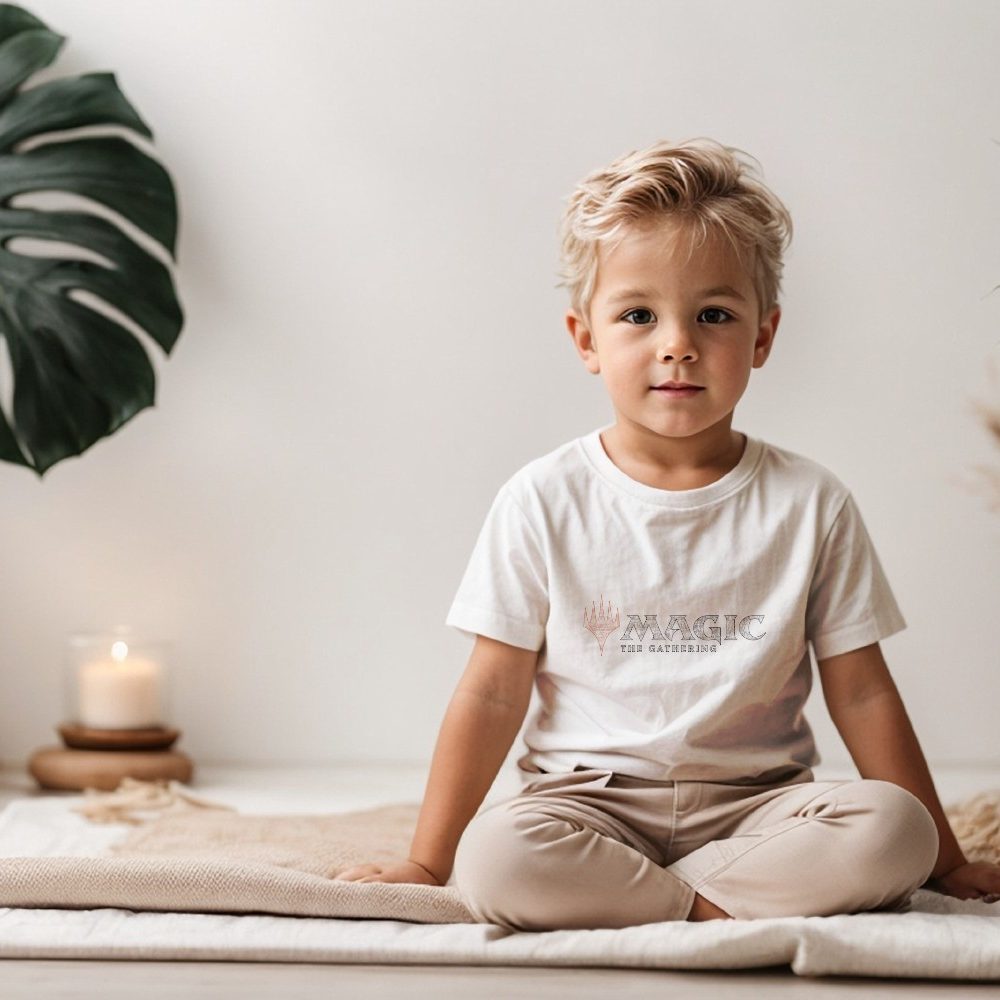 T-shirt coton bio Bébé Magic The Gathering avec un design de MTG Logo