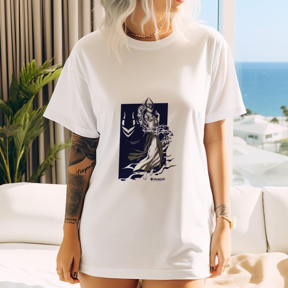 T-shirt oversize coton bio Femme Magic The Gathering avec un design de MTG Blue Ashiok