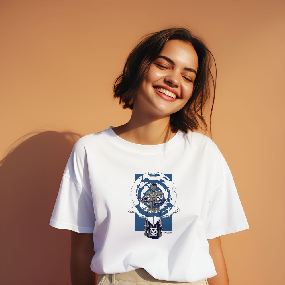 T-shirt oversize coton bio Femme Magic The Gathering avec un design de MTG Blue Teferi