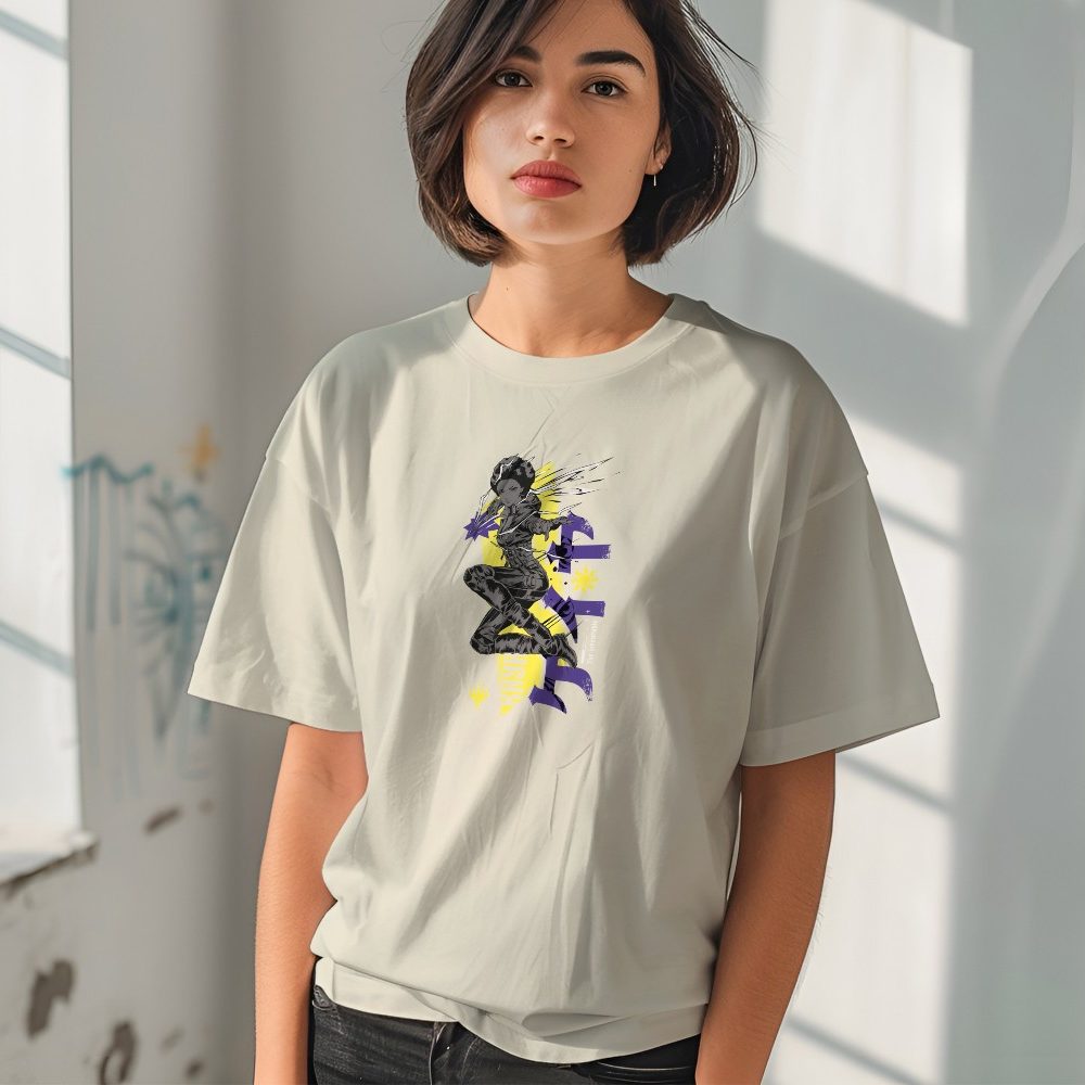 T-shirt oversize coton bio Femme Magic The Gathering avec un design de MTG Kaya