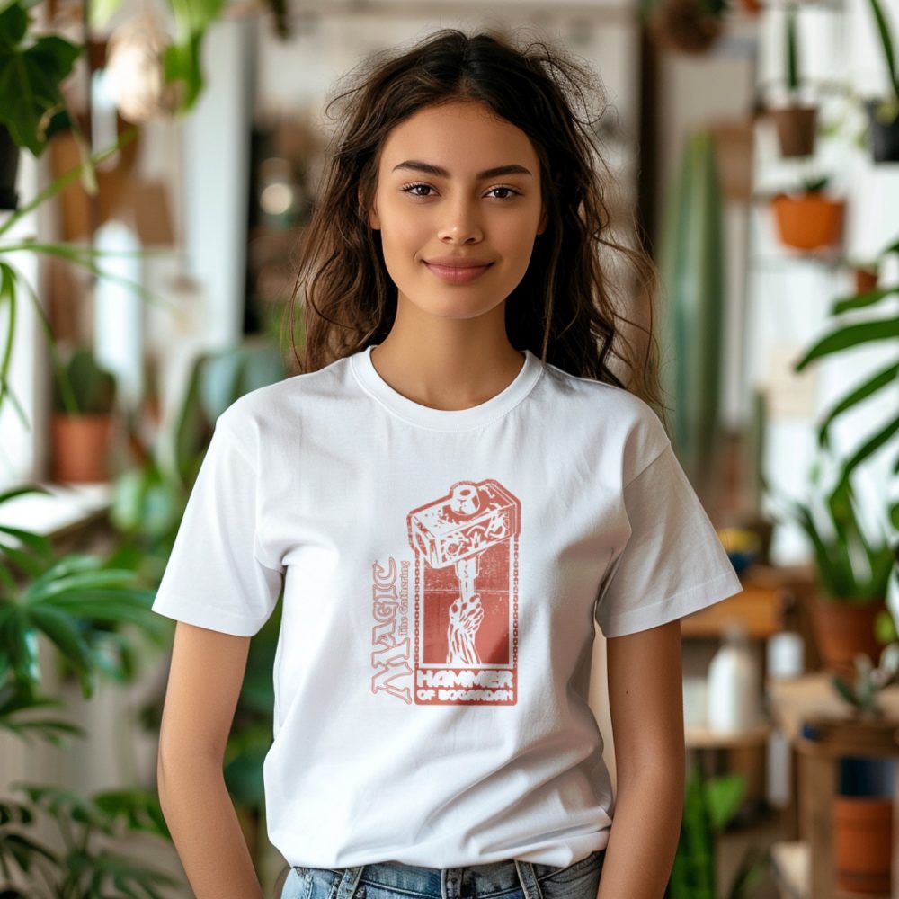 T-shirt Femme Magic The Gathering avec un design de MTG Hammer