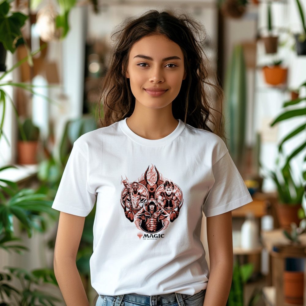 T-shirt Femme Magic The Gathering avec un design de MTG Fire Group