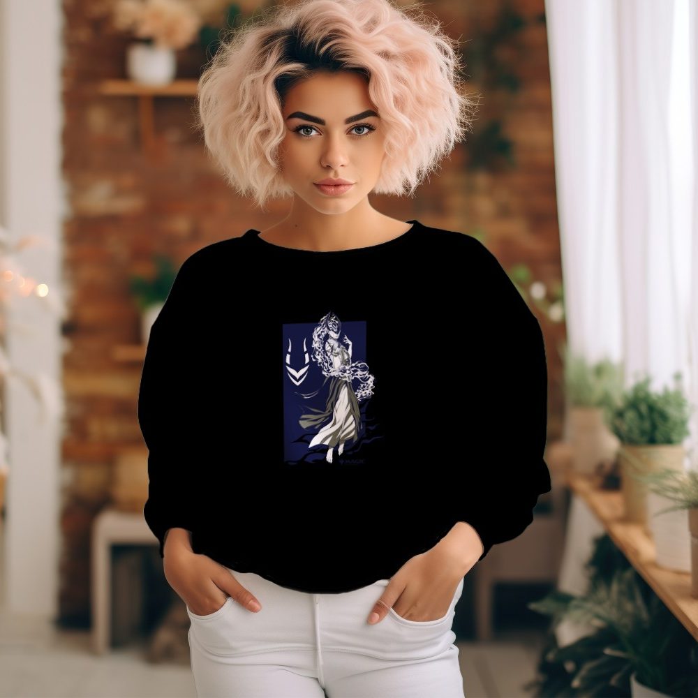 Sweat oversize coton bio Femme Magic The Gathering avec un design de MTG Blue Ashiok