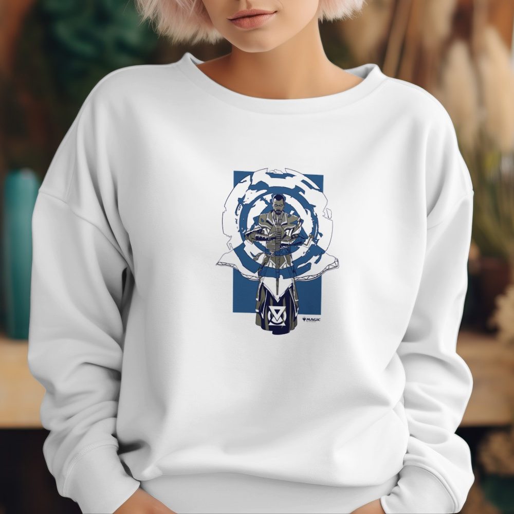 Sweat oversize coton bio Femme Magic The Gathering avec un design de MTG Blue Teferi