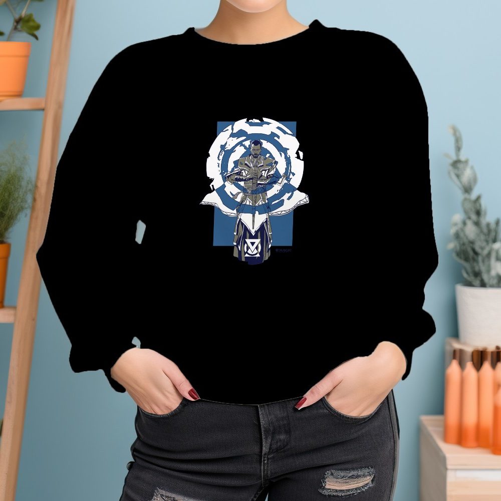 Sweat oversize coton bio Femme Magic The Gathering avec un design de MTG Blue Teferi