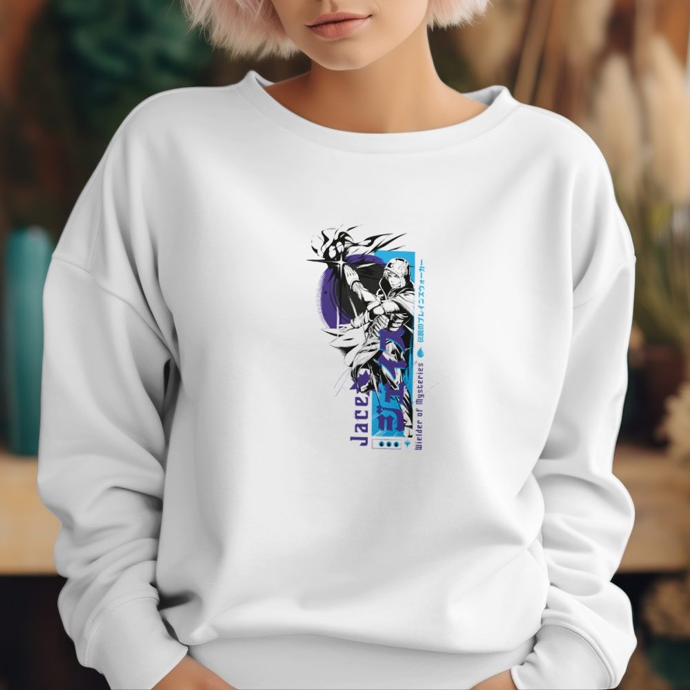 Sweat oversize coton bio Femme Magic The Gathering avec un design de MTG Jace