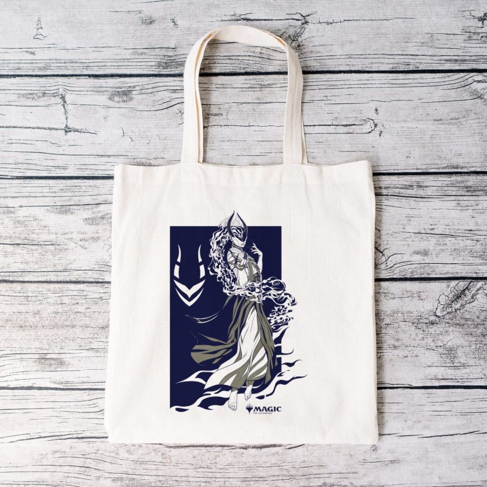 Tote bag coton bio Magic The Gathering avec un design de MTG Blue Ashiok