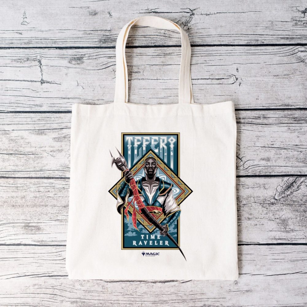 Tote bag coton bio Magic The Gathering avec un design de MTG Teferi
