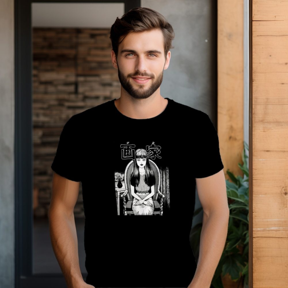 T-shirt Homme Junji Ito Collection avec un design de Junji Ito Collection Woman