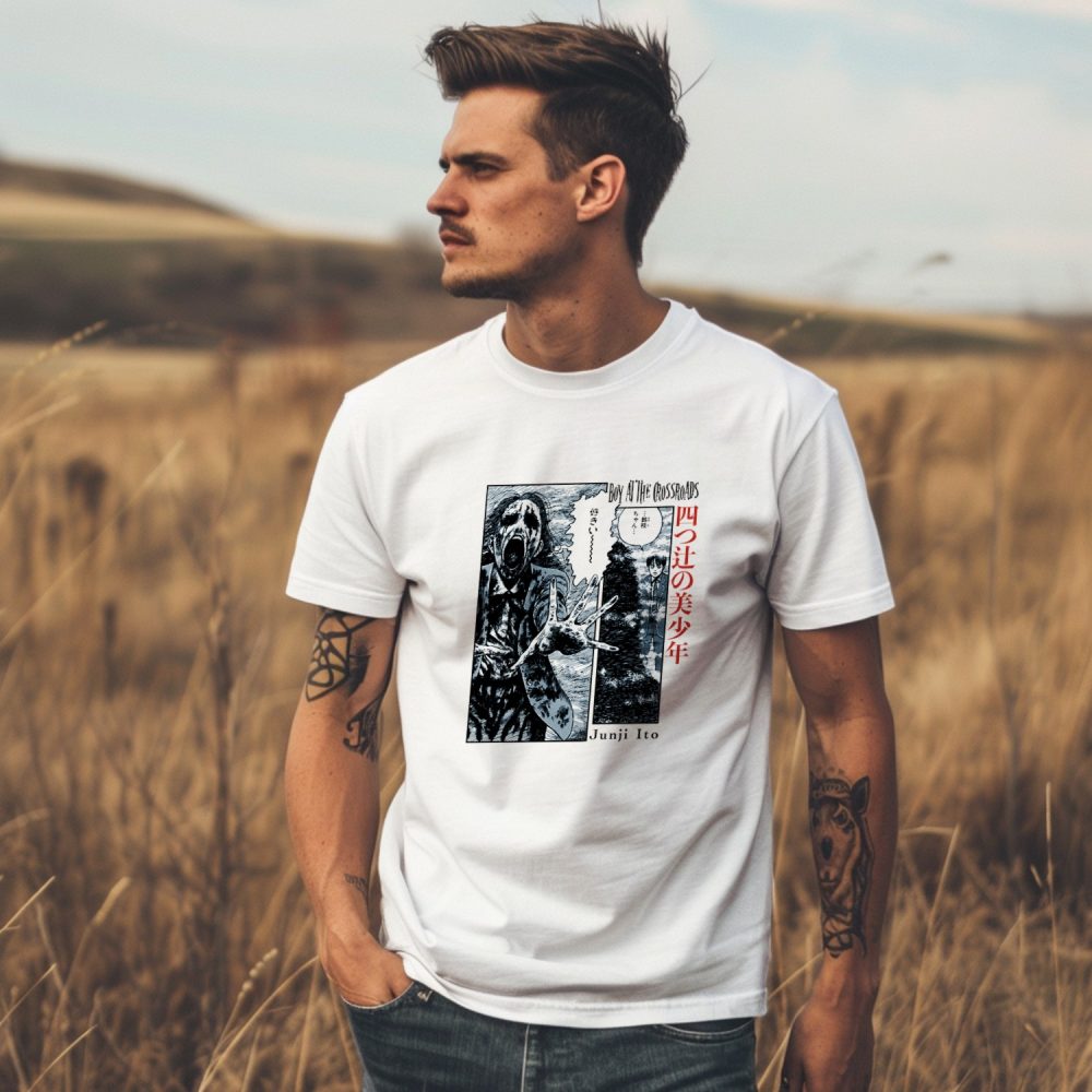 T-shirt Homme Junji Ito Collection avec un design de Junji Ito Collection Crossroads BD