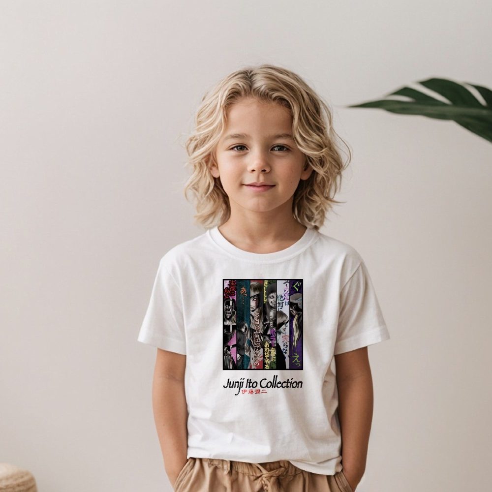 T-shirt Enfant Junji Ito Collection avec un design de Junji Ito Collection Square