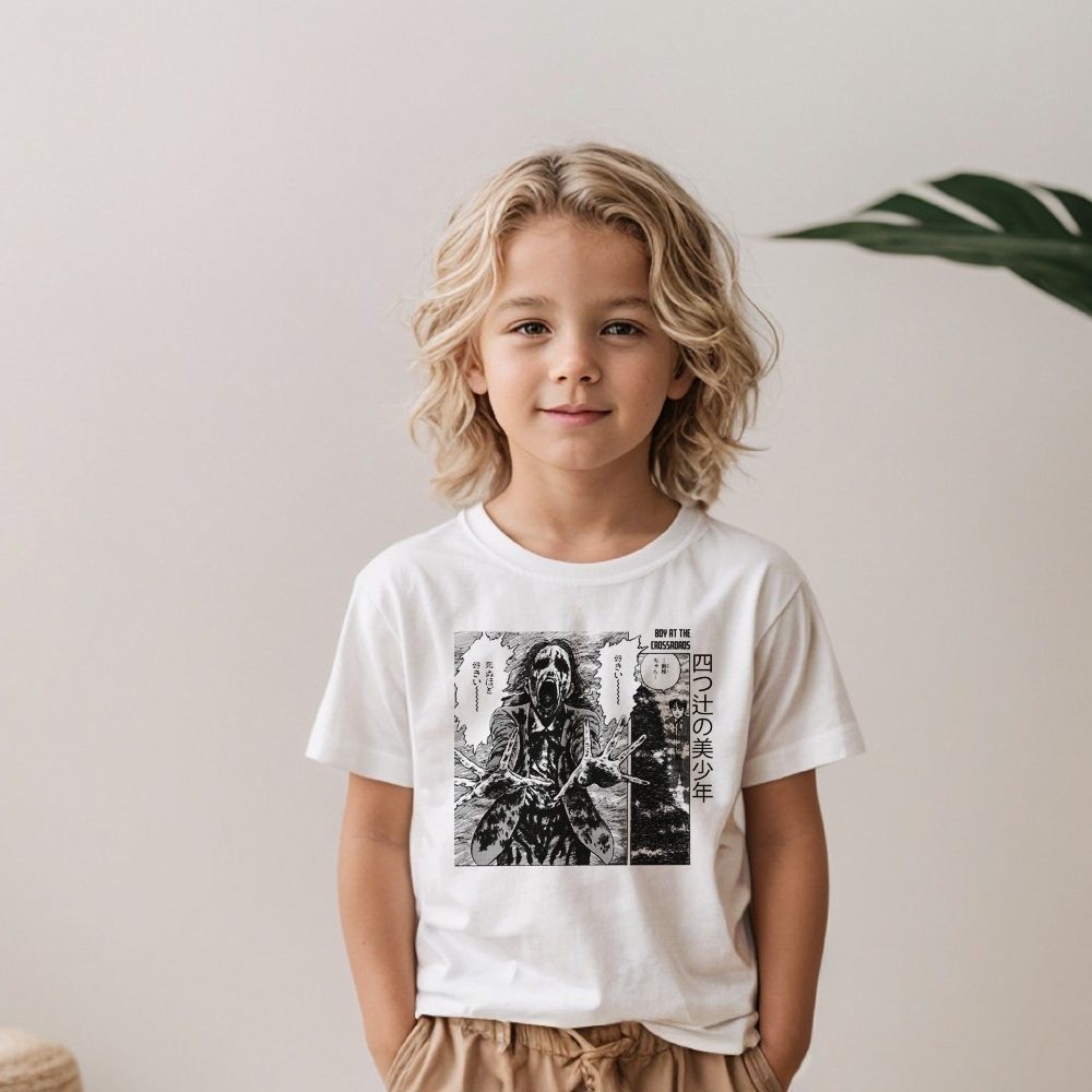 T-shirt Enfant Junji Ito Collection avec un design de Junji Ito Collection Crossroads