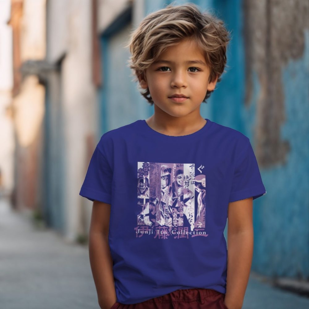 T-shirt Enfant Junji Ito Collection avec un design de Junji Ito Collection Purple
