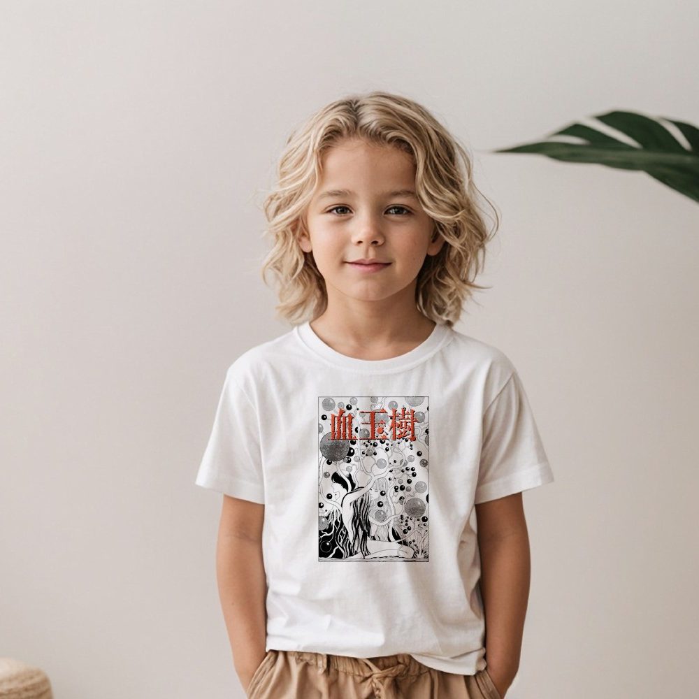 T-shirt Enfant Junji Ito Collection avec un design de Junji Ito Collection Bubbles
