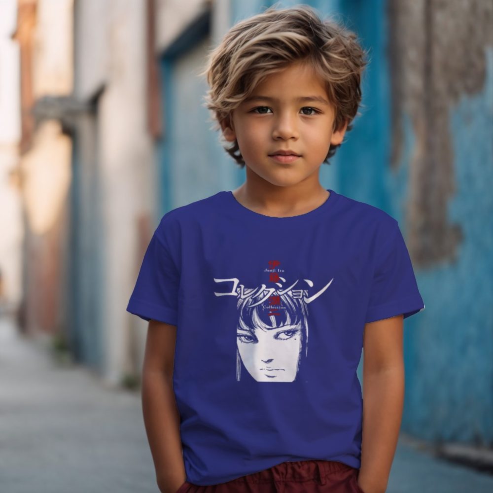 T-shirt Enfant Junji Ito Collection avec un design de Junji Ito Collection Face