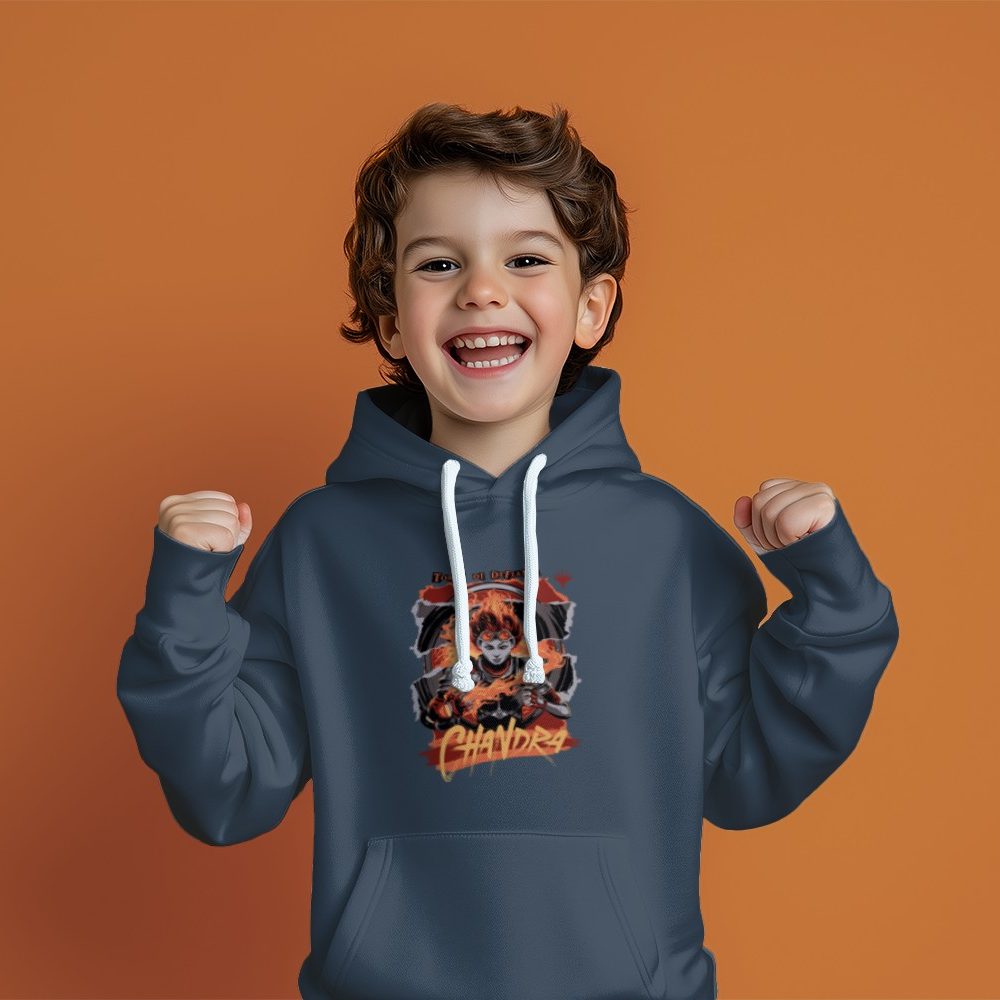Pull à capuche Enfant Magic The Gathering avec un design de MTG Chandra