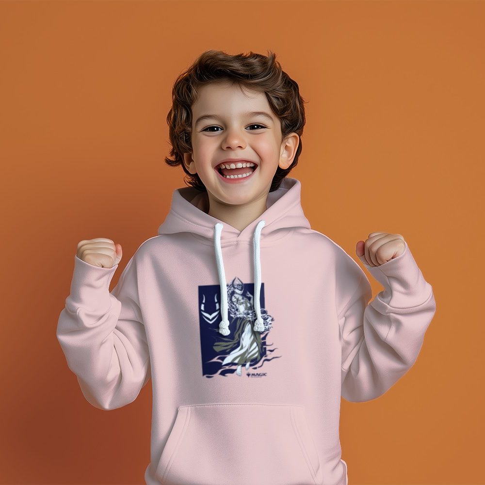 Pull à capuche Enfant Magic The Gathering avec un design de MTG Blue Ashiok