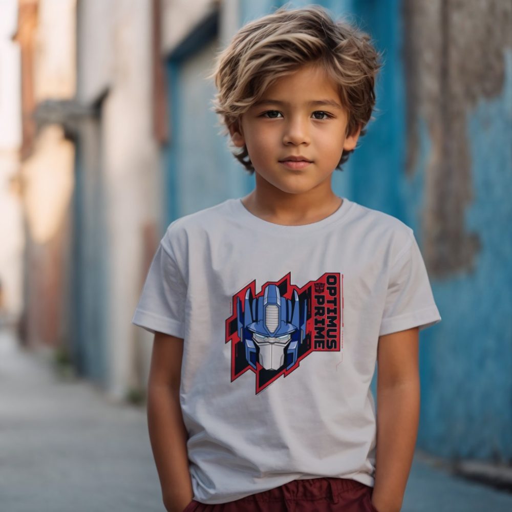 T-shirt Enfant Transformers Enfant avec un design de Transformers Optimus Prime