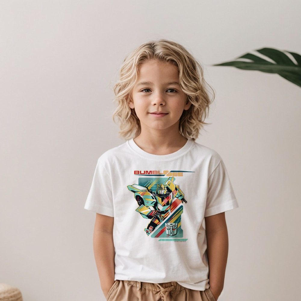 T-shirt Enfant Transformers avec un design de Transformers Bumble Bee