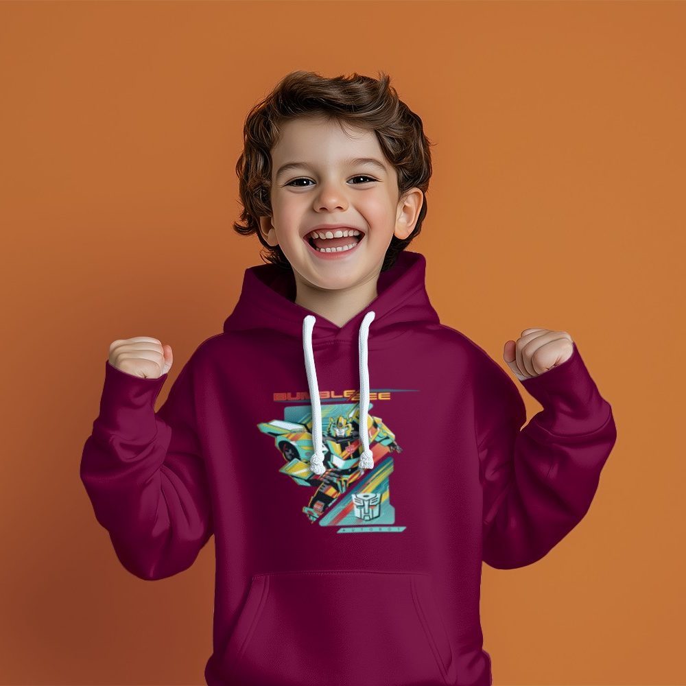 Pull à capuche Enfant Transformers avec un design de Transformers Bumble Bee
