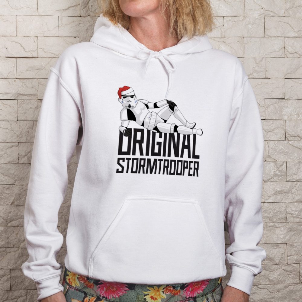 Sweat-shirt à capuche Femme Original Stormtrooper avec un design de Original Stormtrooper Christmas