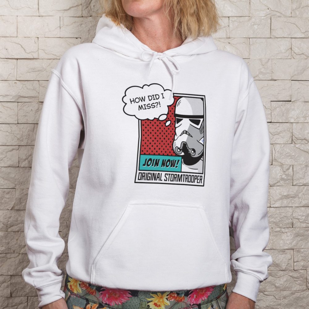 Sweat-shirt à capuche Femme Original Stormtrooper avec un design de Original Stormtrooper Join Now