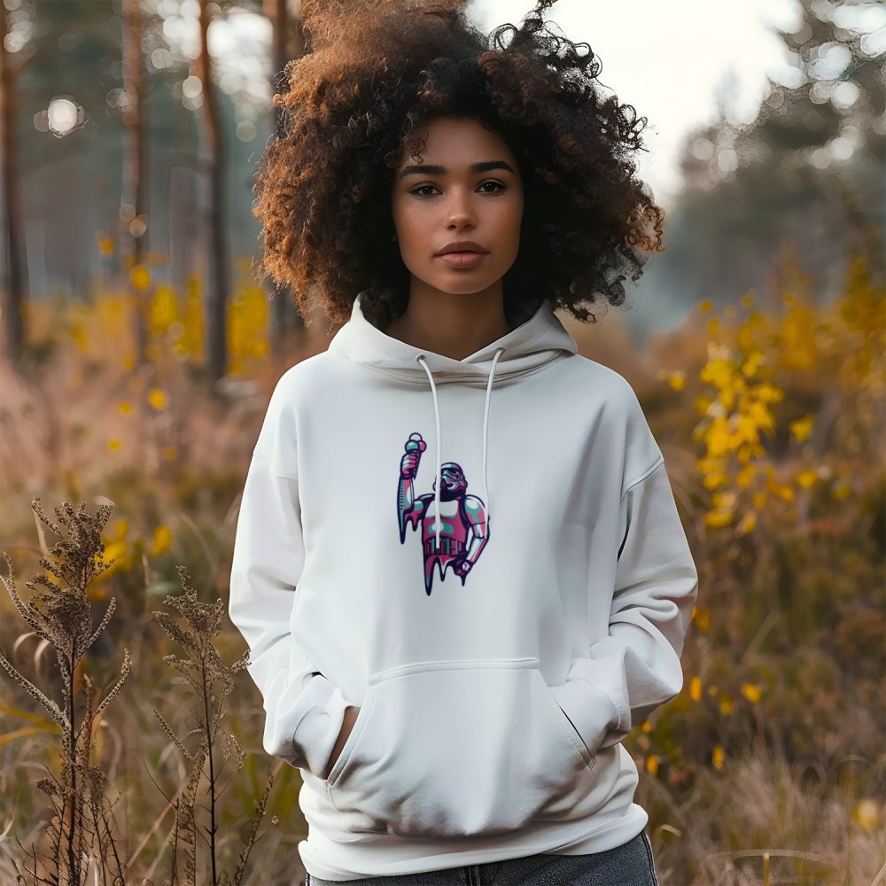 Sweat-shirt à capuche Femme Original Stormtrooper avec un design de Original Stormtrooper Ice cream Statue