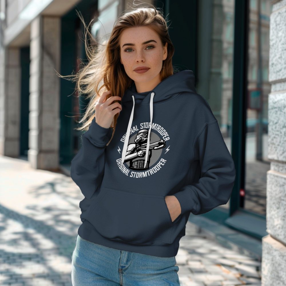 Sweat-shirt à capuche Femme Original Stormtrooper avec un design de Original Stormtrooper Circle
