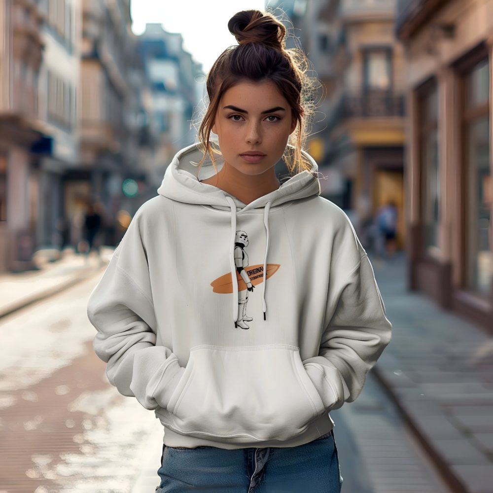 Sweat-shirt à capuche Femme Original Stormtrooper avec un design de Original Stormtrooper Surf