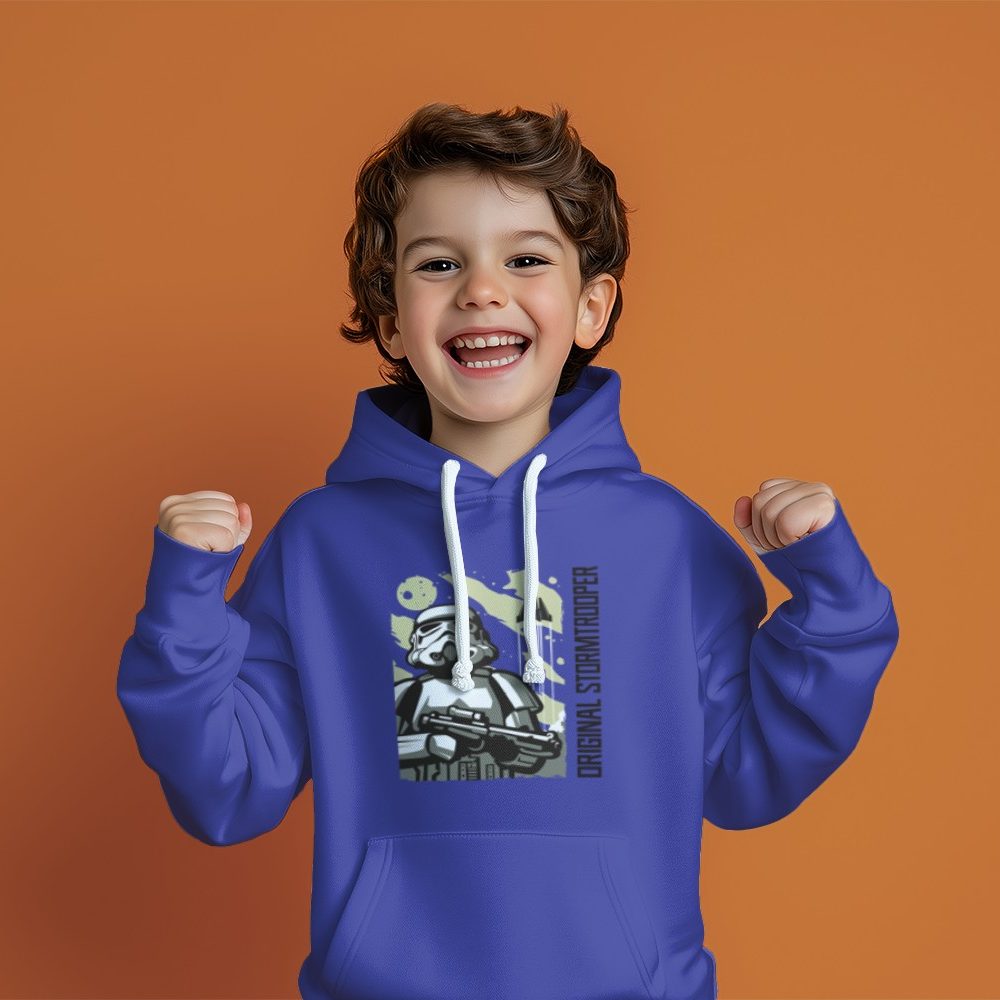 Pull à capuche Enfant Original Stormtrooper avec un design de Original Stormtrooper Décollage