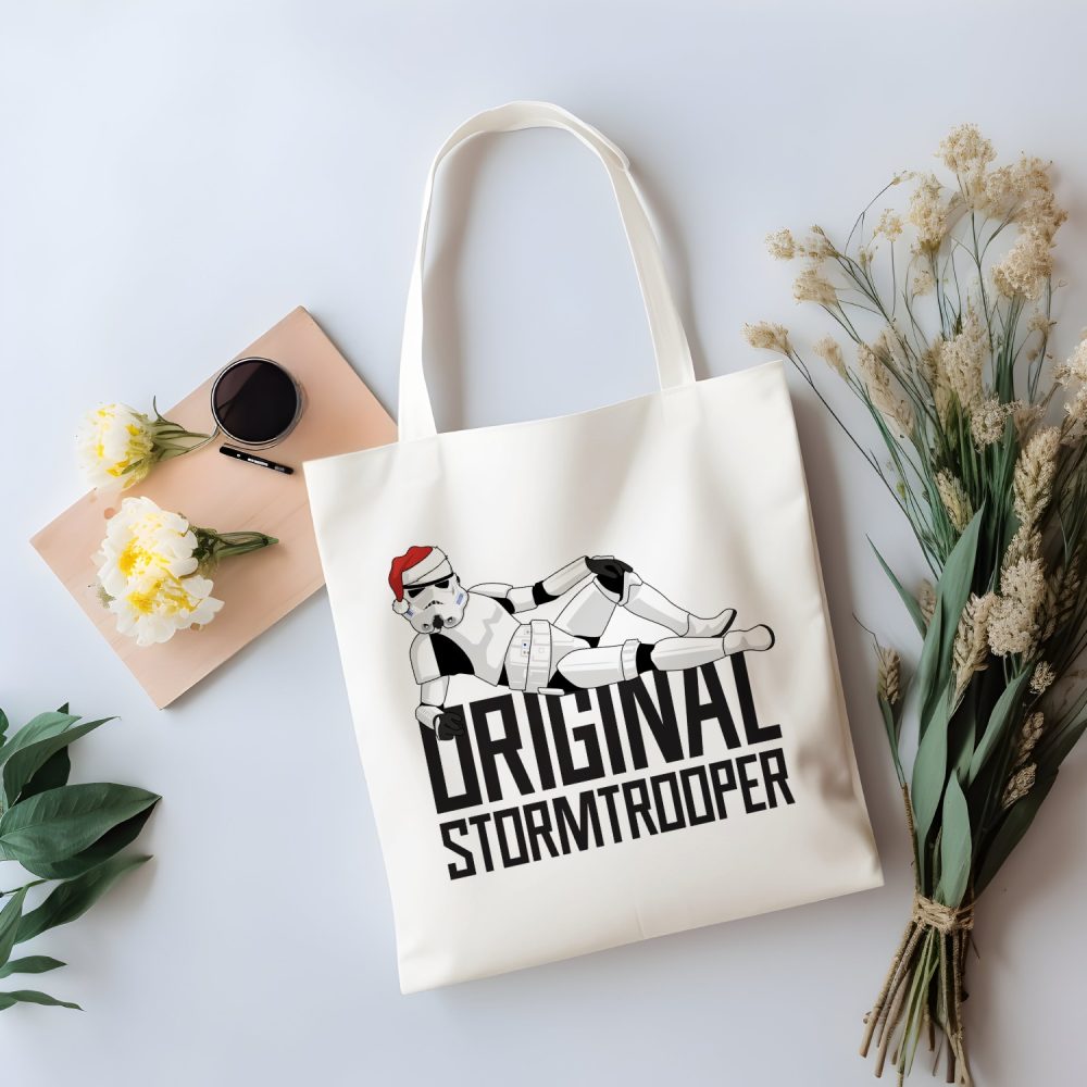 Tote bag coton bio Original Stormtrooper avec un design de Original Stormtrooper Christmas