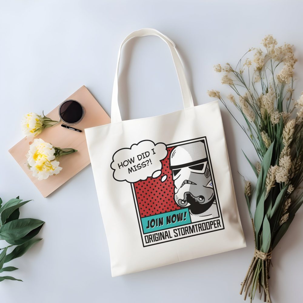 Tote bag coton bio Original Stormtrooper avec un design de Original Stormtrooper Join Now