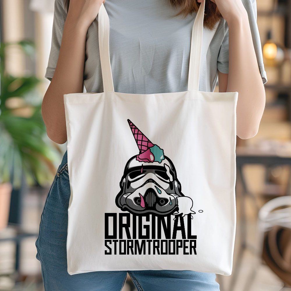Tote bag coton bio Original Stormtrooper avec un design de Original Stormtrooper Ice Cream