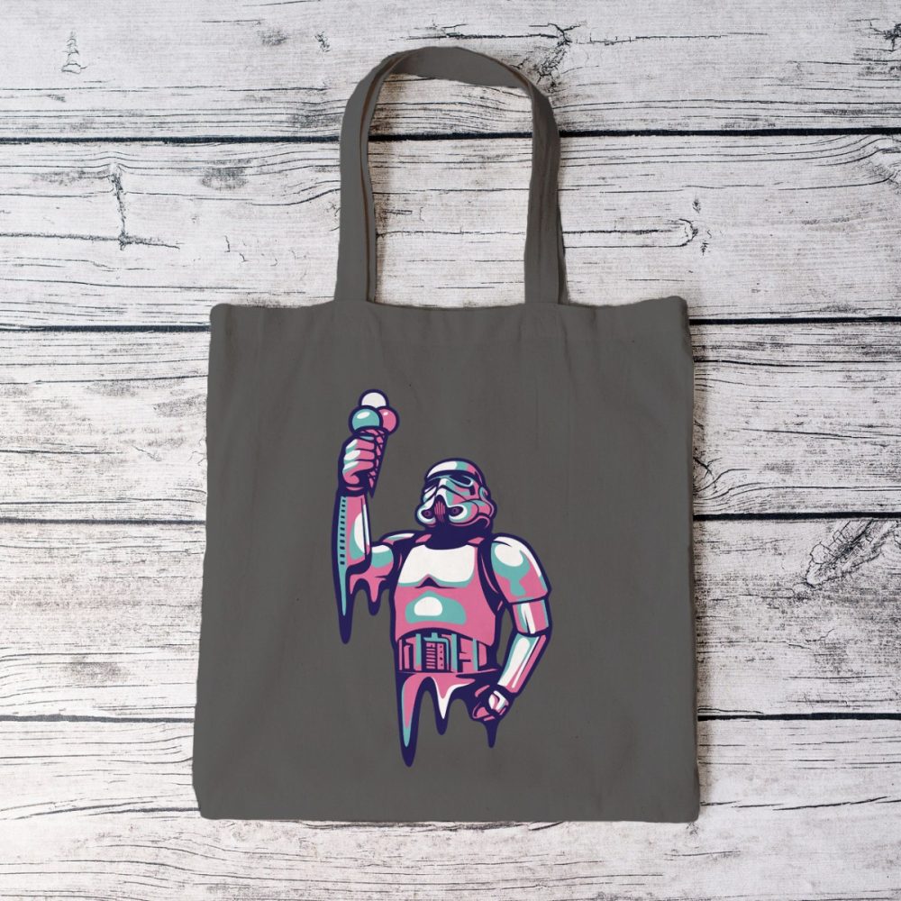 Tote bag coton bio Original Stormtrooper avec un design de Original Stormtrooper Ice cream Statue